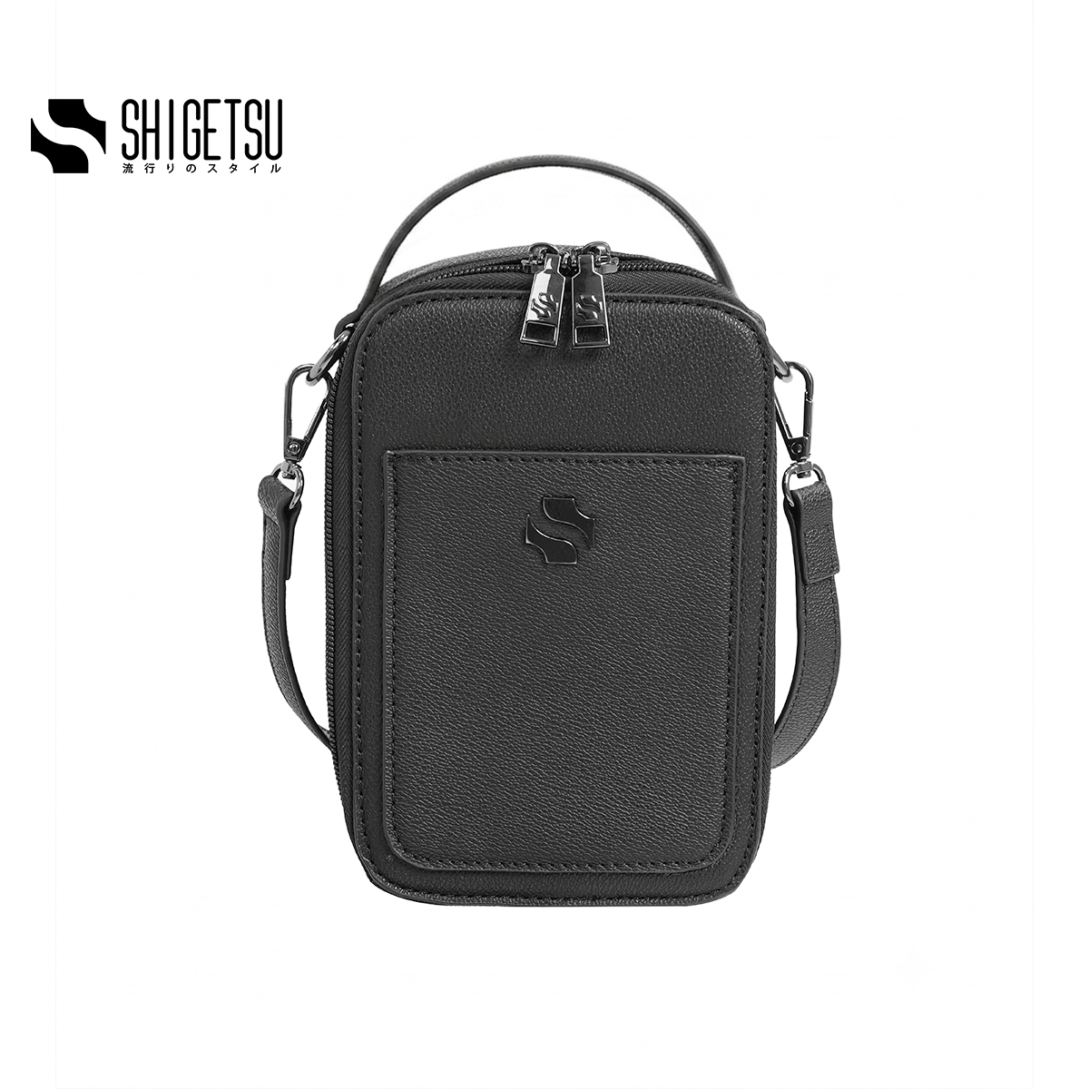 Shigetsu OBIHIRO Leather Sling Bag for Men