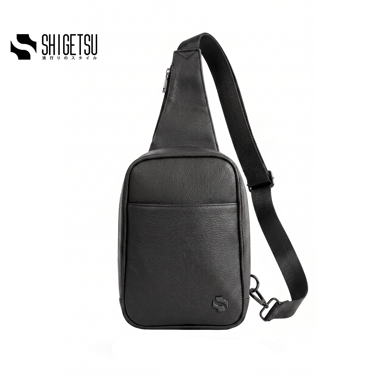 Shigetsu TAKAMATSU Leather Crossbody Bag for Men