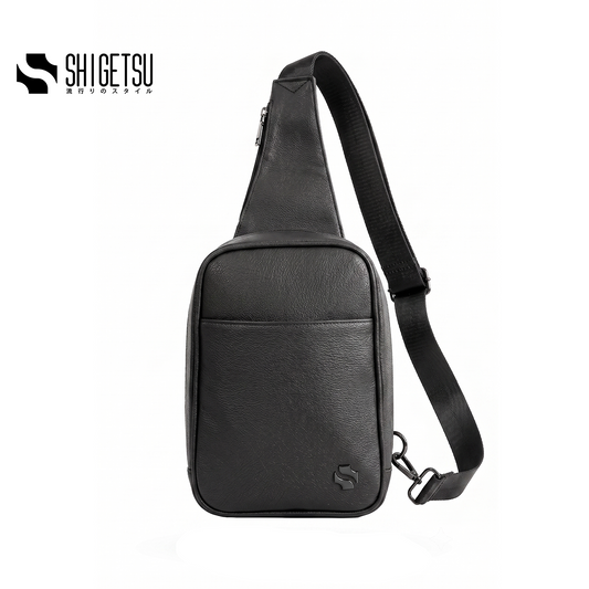 Shigetsu TAKAMATSU Leather Crossbody Bag for Men