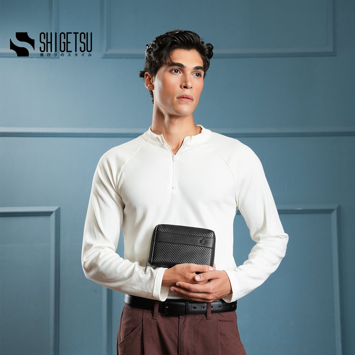Shigetsu TENDO Leather Wallet for Men