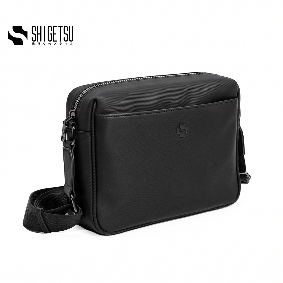 Shigetsu KINOSAKI Leather Sling Bag Crossbody Bag for Men