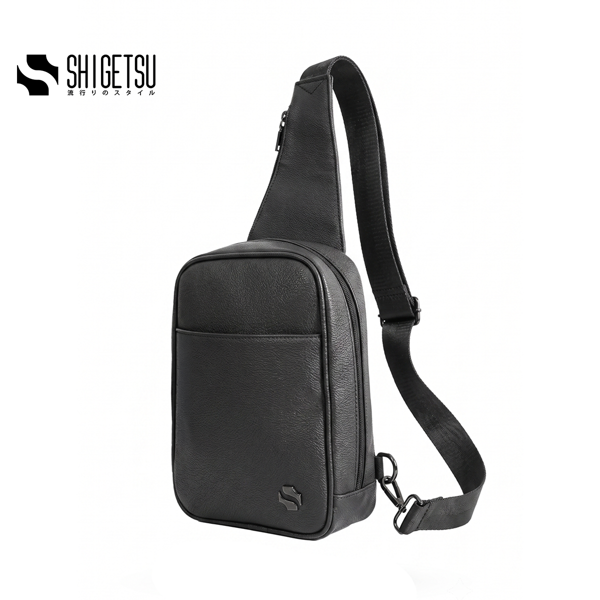 Shigetsu TAKAMATSU Leather Crossbody Bag for Men