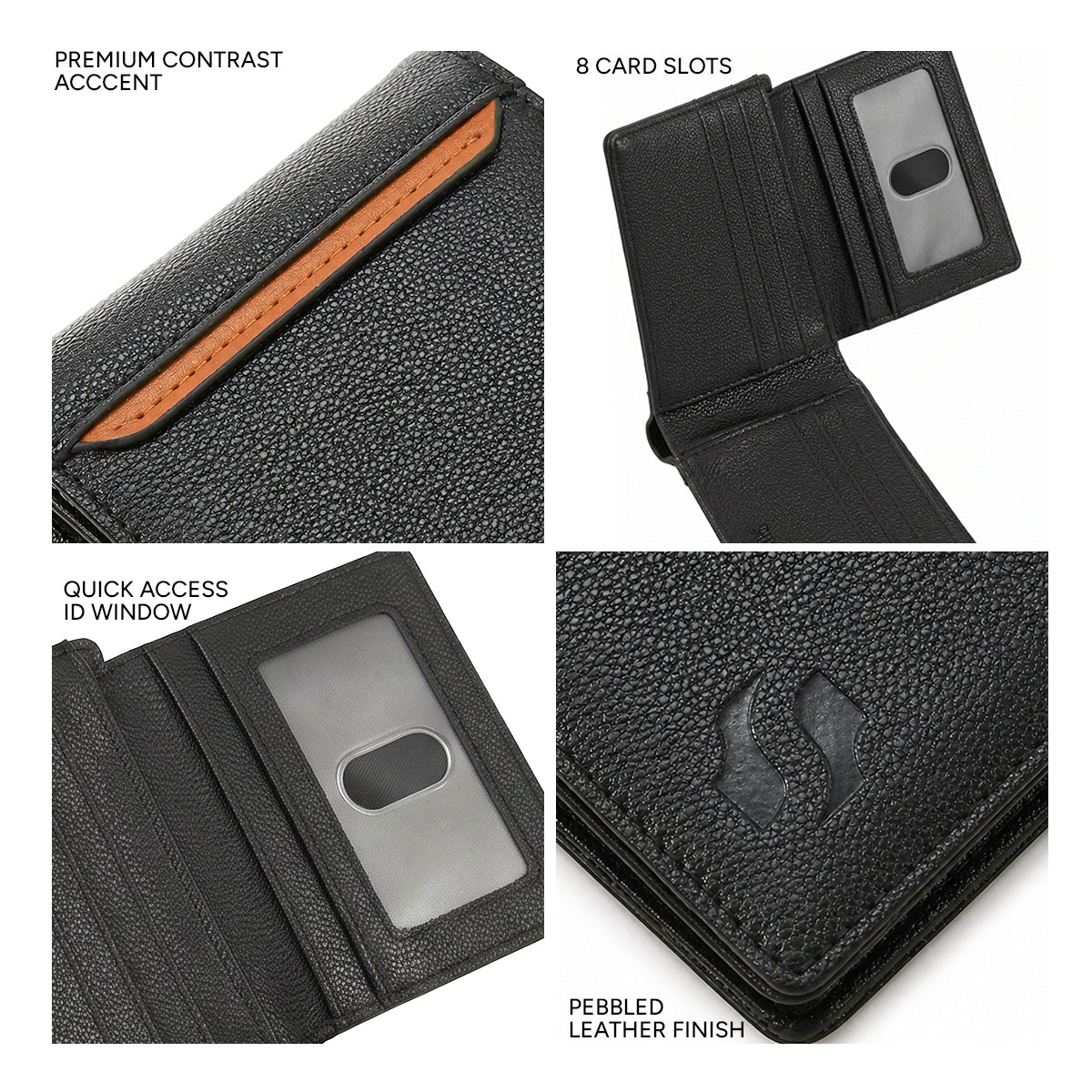 Shigetsu ATAMI Leather Bifold Wallet for Men
