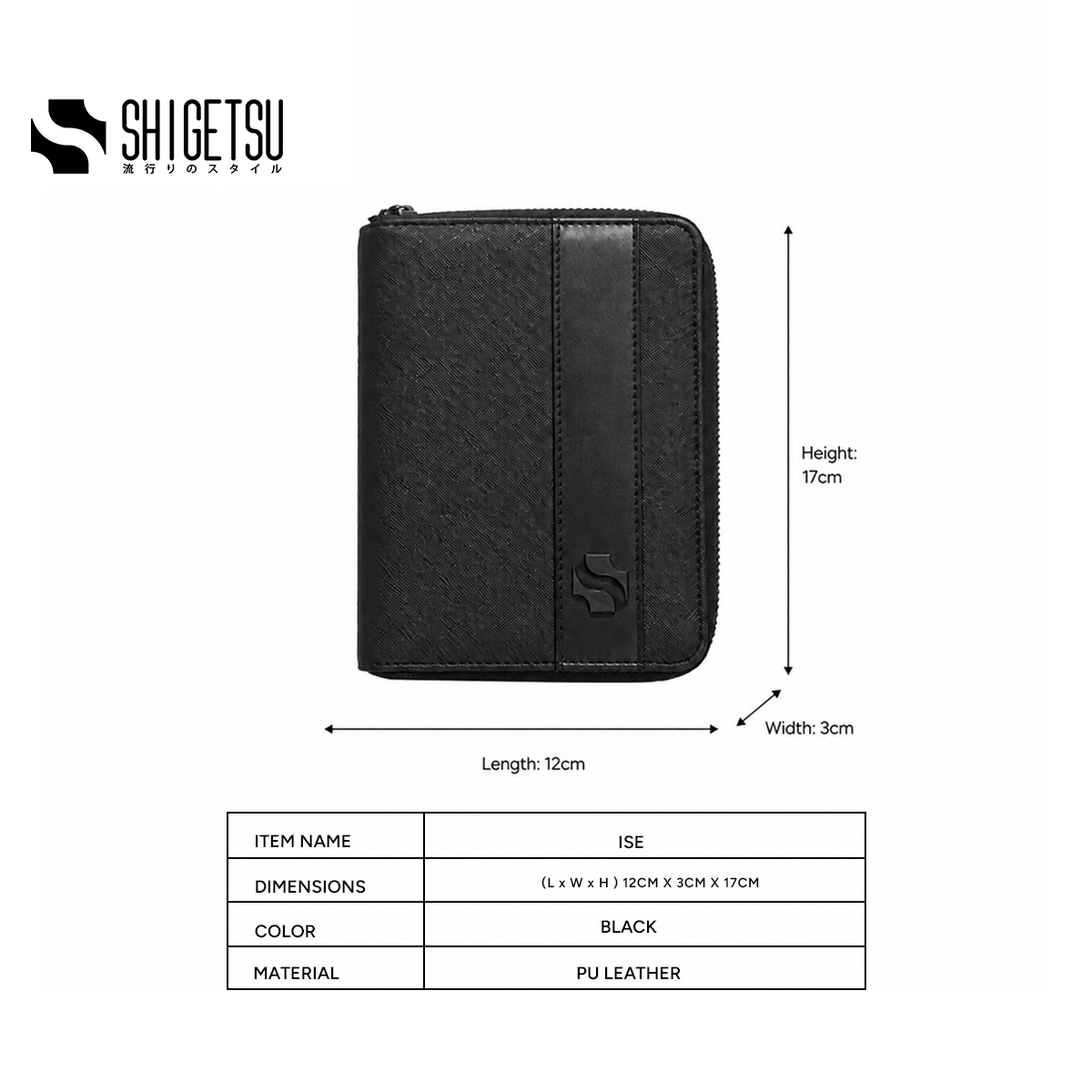 Shigetsu ISE Leather Wallet for Men