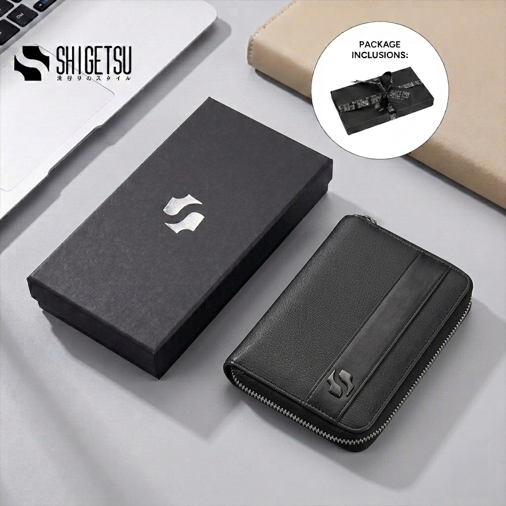 Shigetsu ISE Leather Wallet for Men