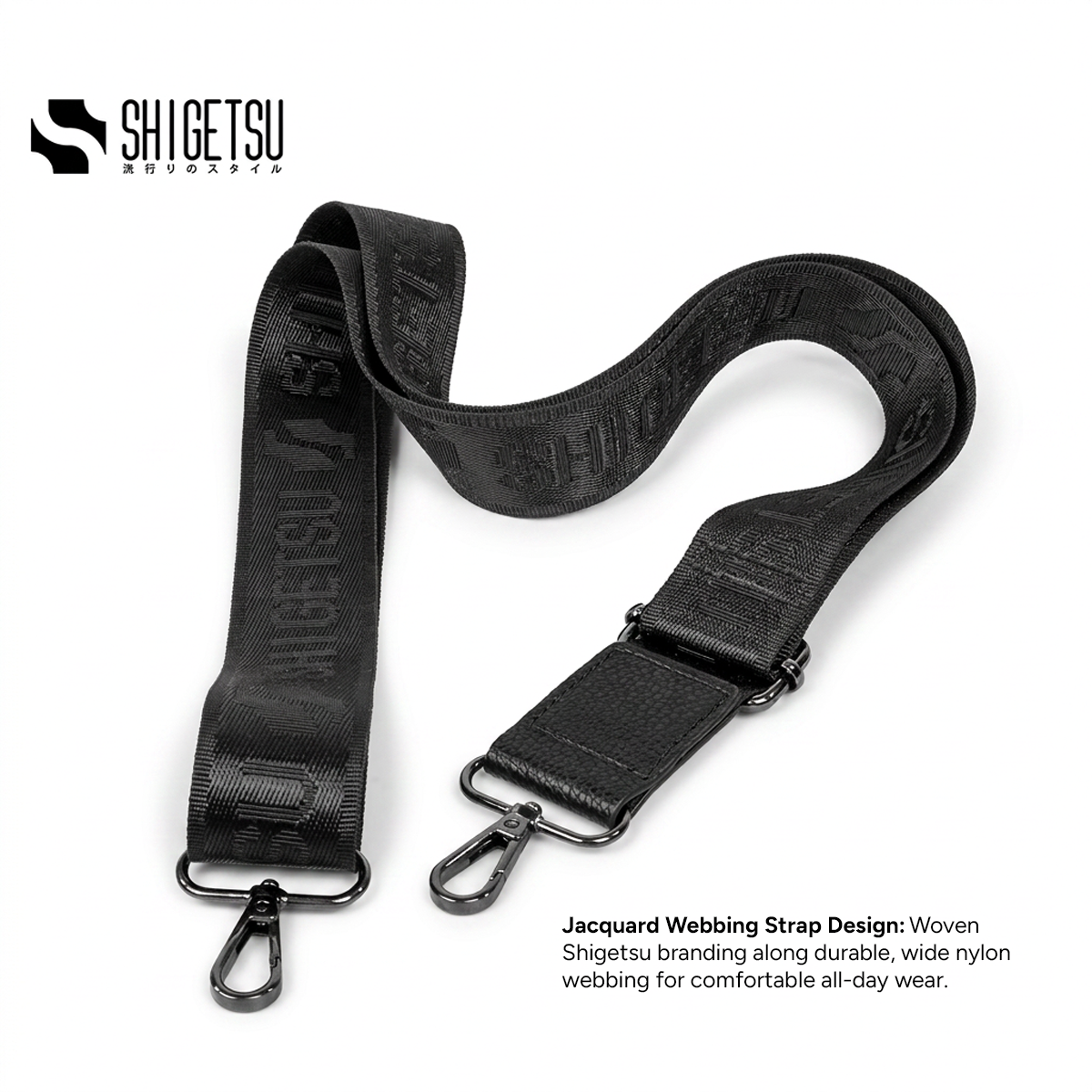 Shigetsu MIYAJIMA Leather Sling Bag Crossbody Bag for Men