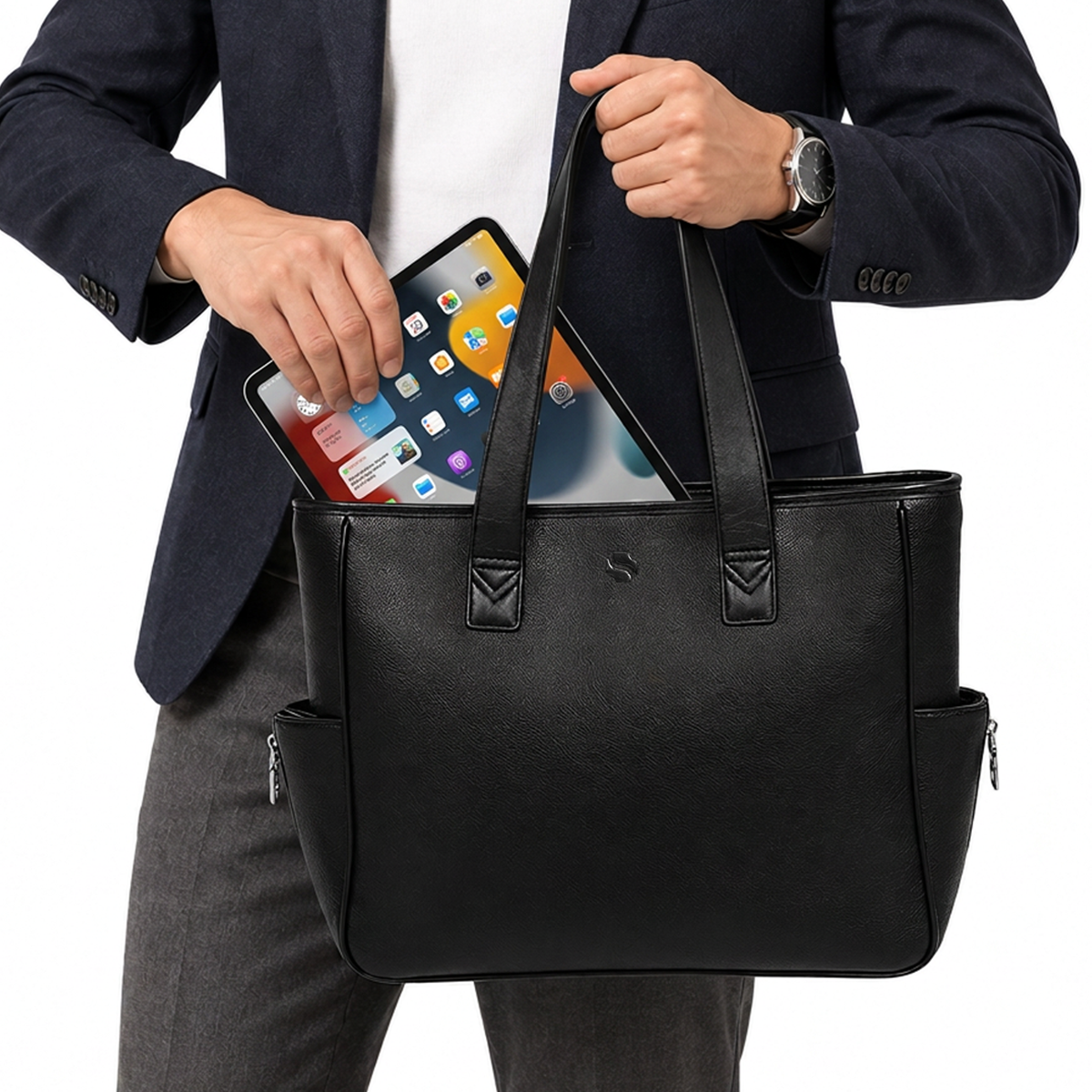 Shigetsu KARIYA Leather Totebag fo Men
