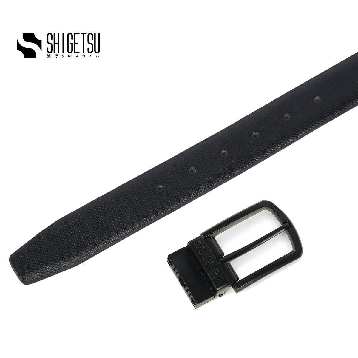 Shigetsu TAMANO Reversible Leather Belt for Men