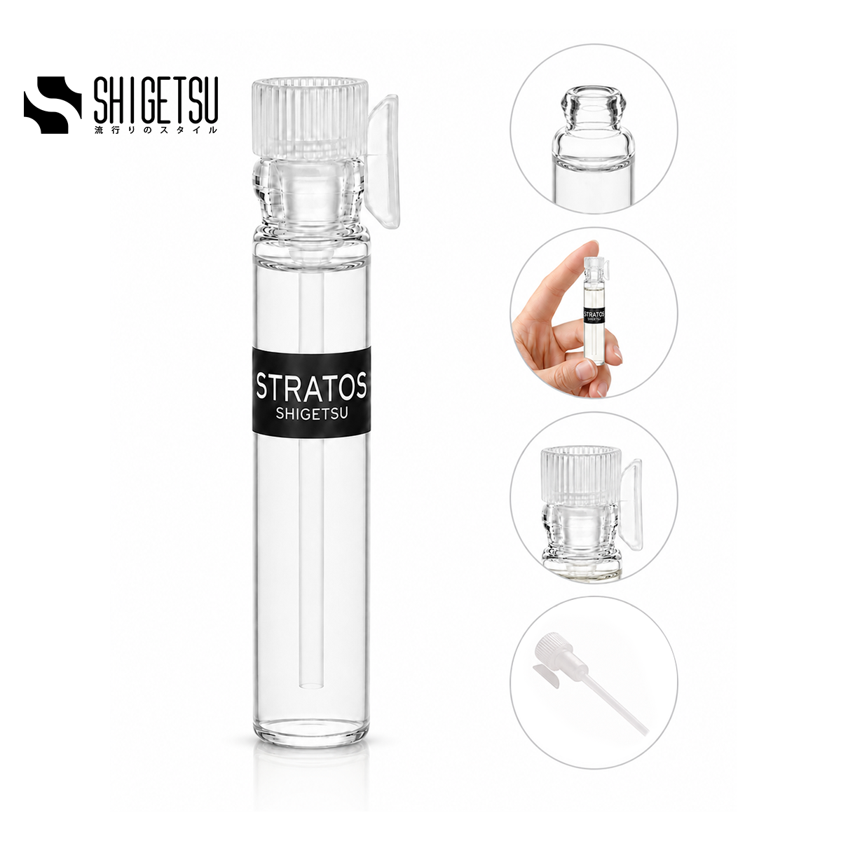 Shigetsu 1ml Tester Oil Based Perfume Collection for Men