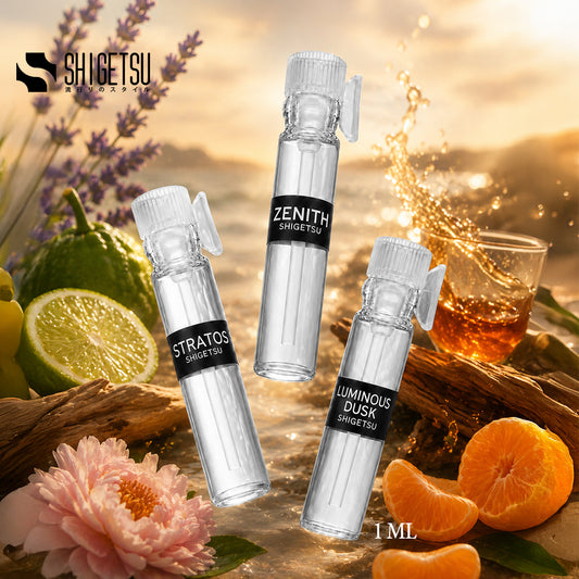 Shigetsu 1ml Tester Oil Based Perfume Collection for Men