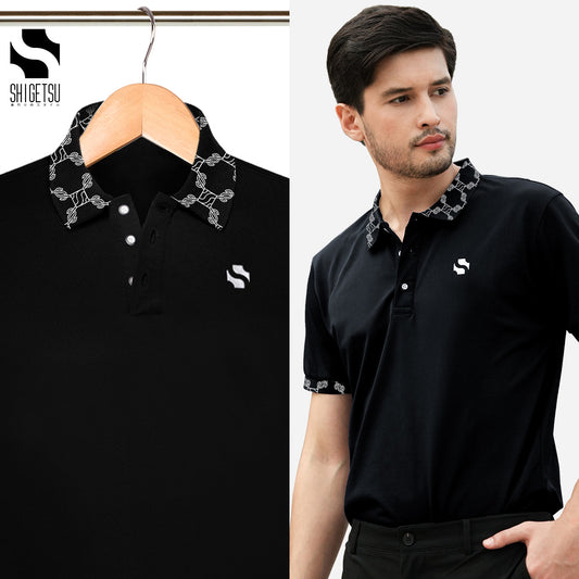 Shigetsu Signature ARAO Monogram Polo Shirt for man