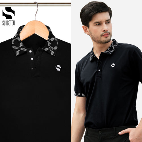 Shigetsu Signature ARAO Monogram Polo Shirt for man