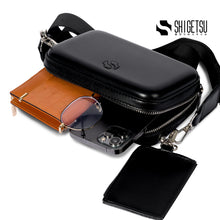 Load image into Gallery viewer, Shigetsu CHOFU Bag Leather Sling Bag For Men