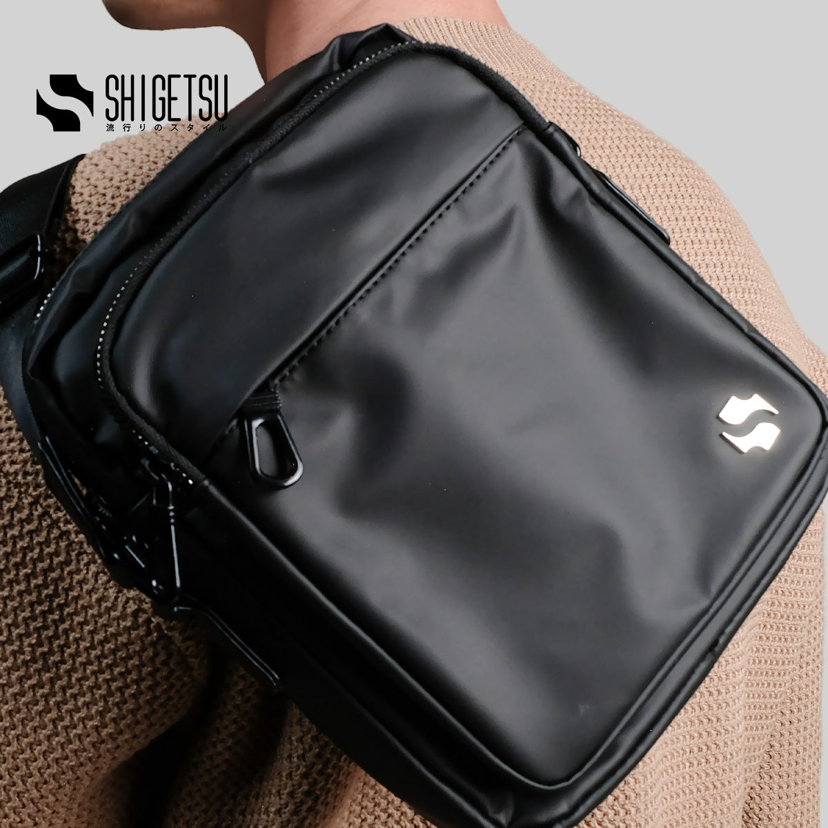 Shigetsu Pro DAITO Nylon Sling Bag for men crossbody bag