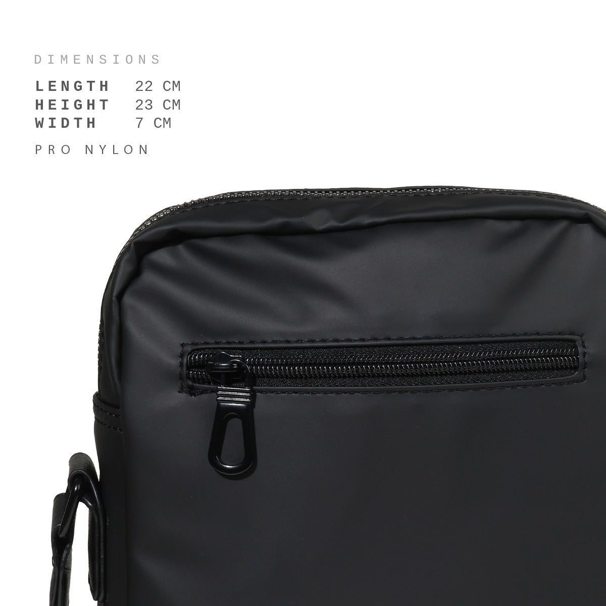 Shigetsu Pro DAITO Nylon Sling Bag for men crossbody bag