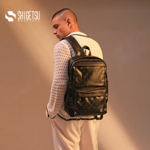 Load image into Gallery viewer, Shigetsu EBINO Debossed Monogram Leather Bag for School for men