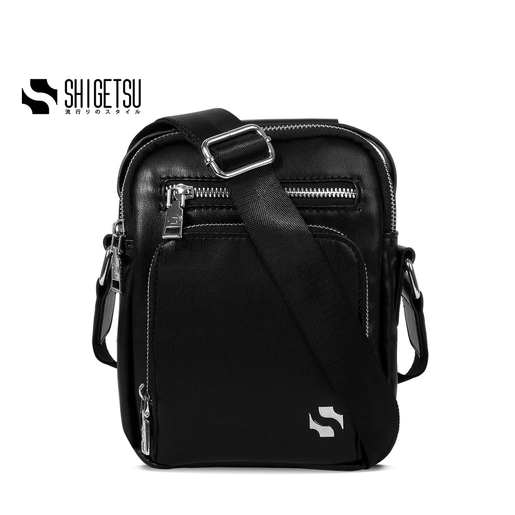 Shigetsu FUCHU Bag Leather Sling Bag For Men