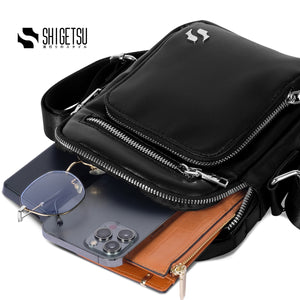 Shigetsu FUCHU Bag Leather Sling Bag For Men