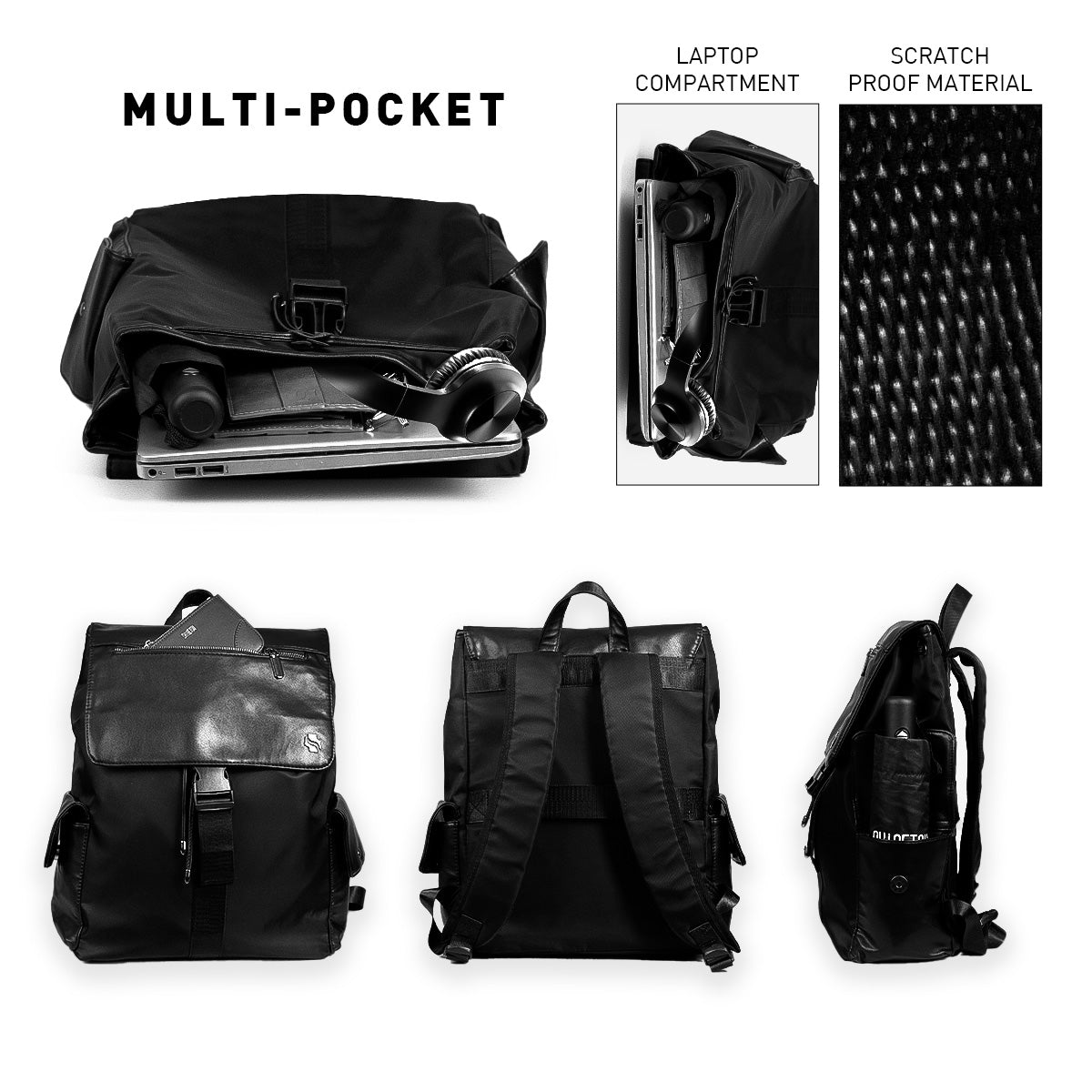 Shigetsu Pro GYODA Nylon Backpack for School Laptop Bag