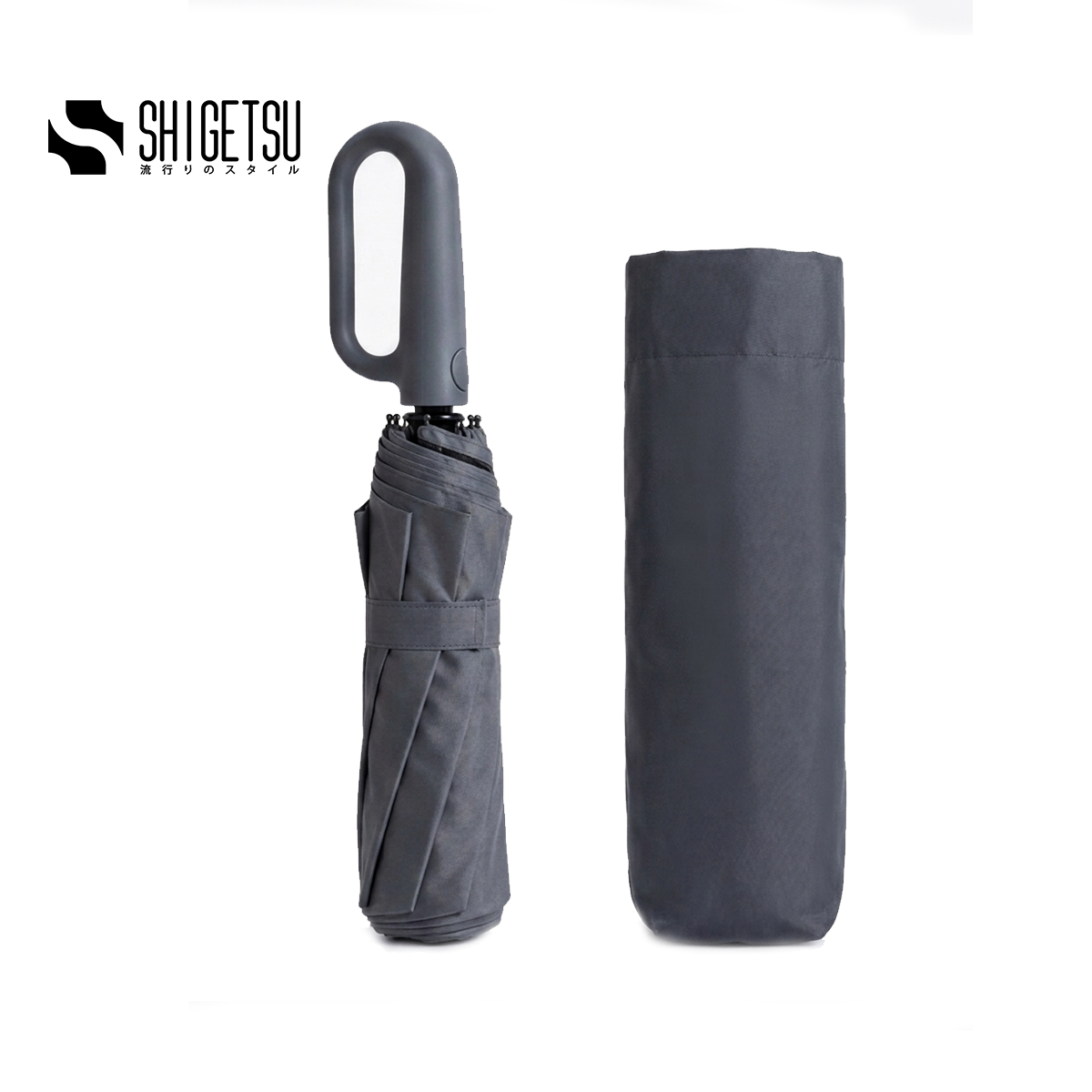 Shigetsu HOGO Grey UV Sunscreen Automatic Umbrella Retractable Folding Umbrella