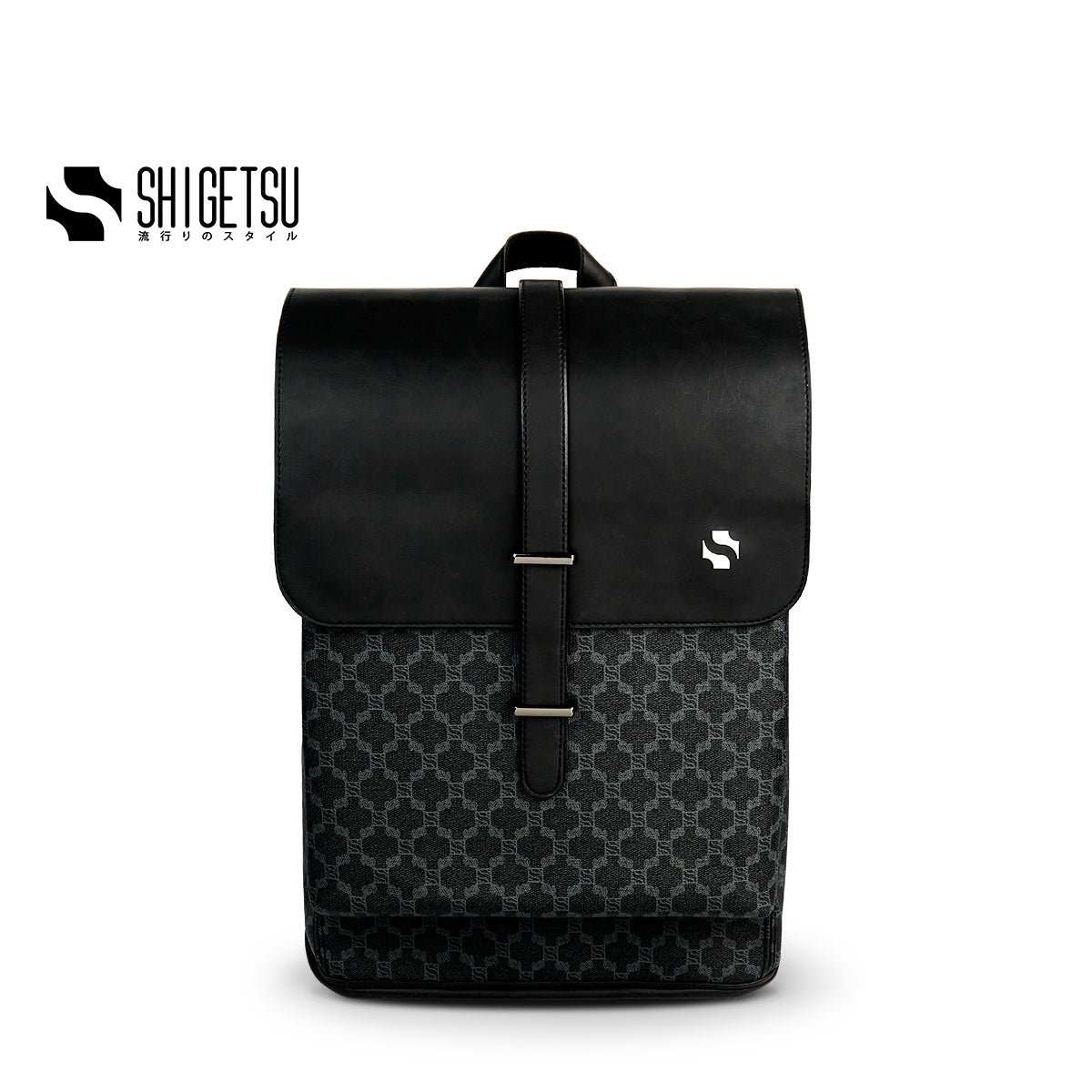 Signature HYUGA Monogram Backpack for School Men