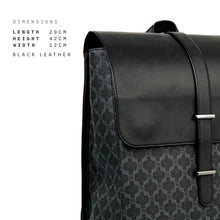 Load image into Gallery viewer, Signature HYUGA Monogram Backpack for School Men