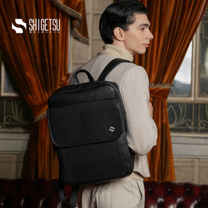 Shigetsu KODAIRA Leather Backpack for Men 15 INCHES Laptop Bag