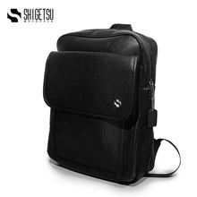 Load image into Gallery viewer, Shigetsu KODAIRA Leather Backpack for School Men 14 INCHES Laptop Bag