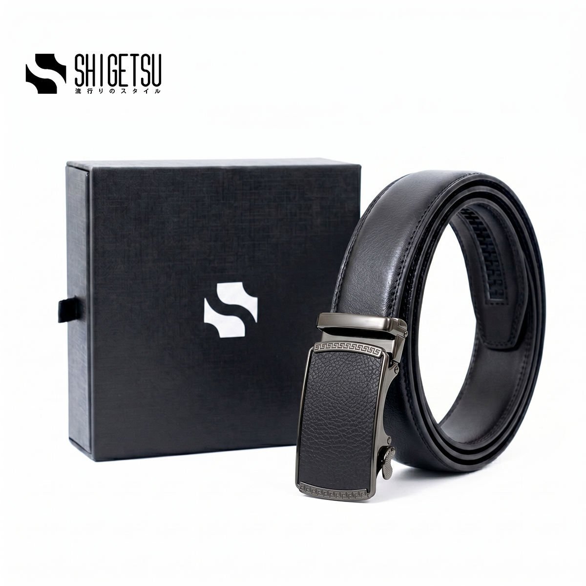 Shigetsu KUYAYAMI Leather Belt for Men
