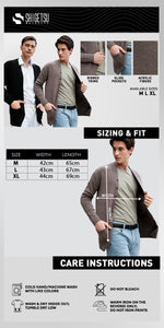 Shigetsu SHIMONOSEKI office cardigan for men