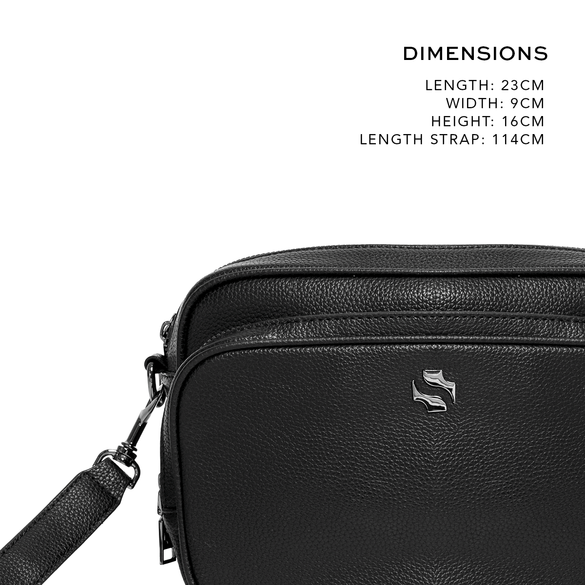 Shigetsu MORI Leather Sling Bag Crossbody Bag for Men