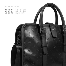 Load image into Gallery viewer, Shigetsu NAGANO Debossed Monogram Office Bag for School for Men