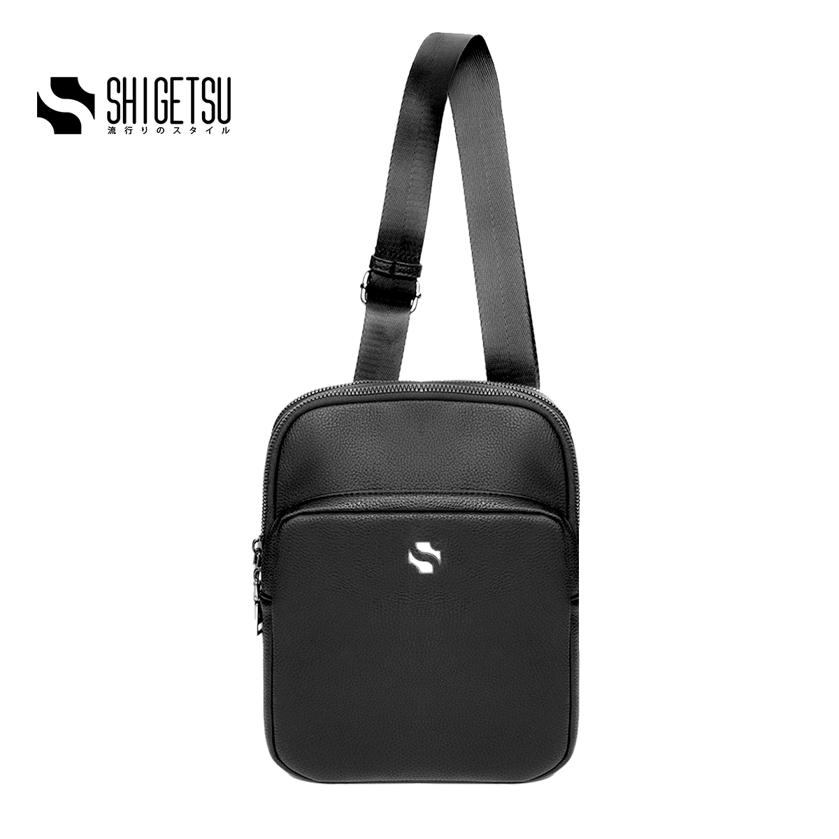 Shigetsu NAOSHIMA Leather Sling Bag For Men