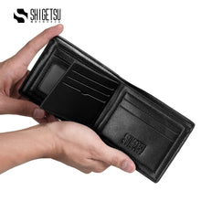 Load image into Gallery viewer, Shigetsu Signature NERIMA Monogram Leather Wallet for men