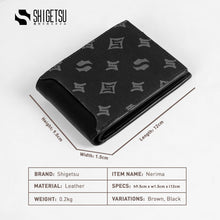 Load image into Gallery viewer, Shigetsu Signature NERIMA Monogram Leather Wallet for men