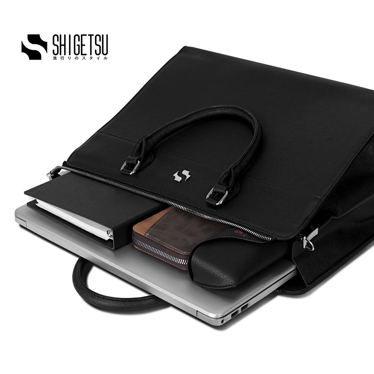Shigetsu NIITSU Leather Office Bag for school Men Women