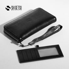 Load image into Gallery viewer, Shigetsu Ome Leather Wallet For Men Long Wallet Card Holder Card Wallet For Men Coin Purse
