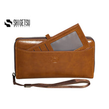 Load image into Gallery viewer, Shigetsu Ome Leather Wallet For Men Long Wallet