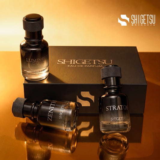Shigetsu Golden Hour 30ml Oil Based Perfume Set for Men