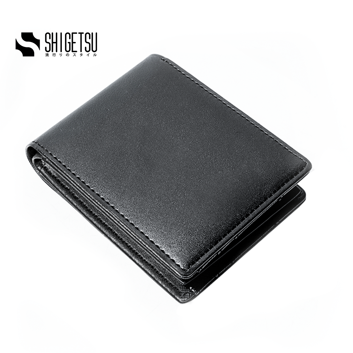 Shigetsu MAMORI Smooth Leather Wallet for Men