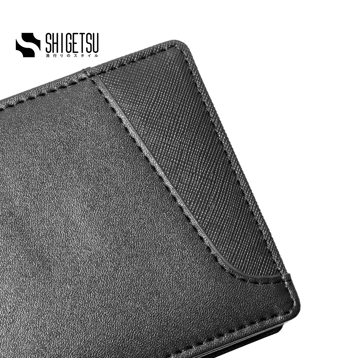 Shigetsu MAMORI Saffiano Leather Wallet for Men