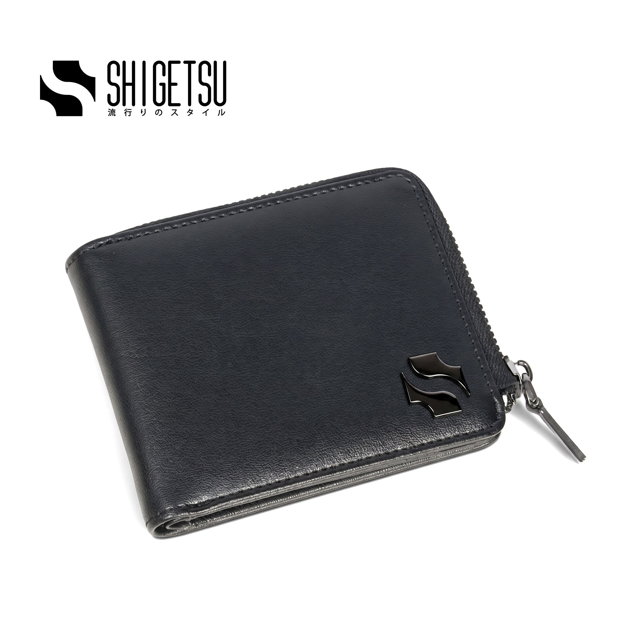 Shigetsu SAIJO Leather Bifold Wallet for Men
