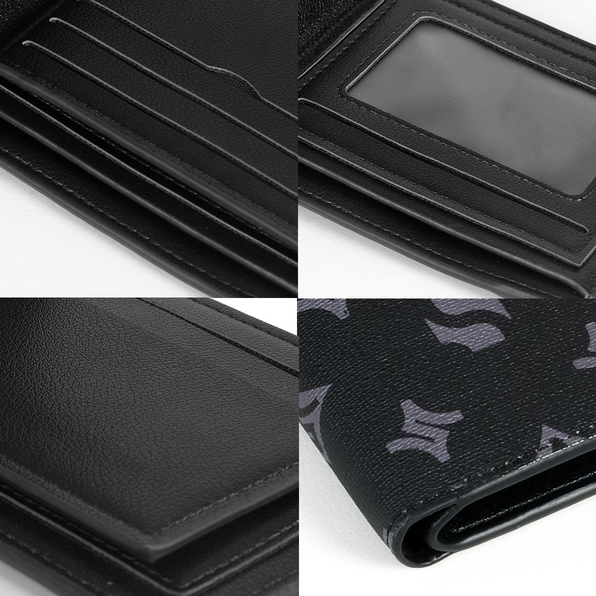 Shigetsu Signature SENNAN Monogram Leather Wallet  for men