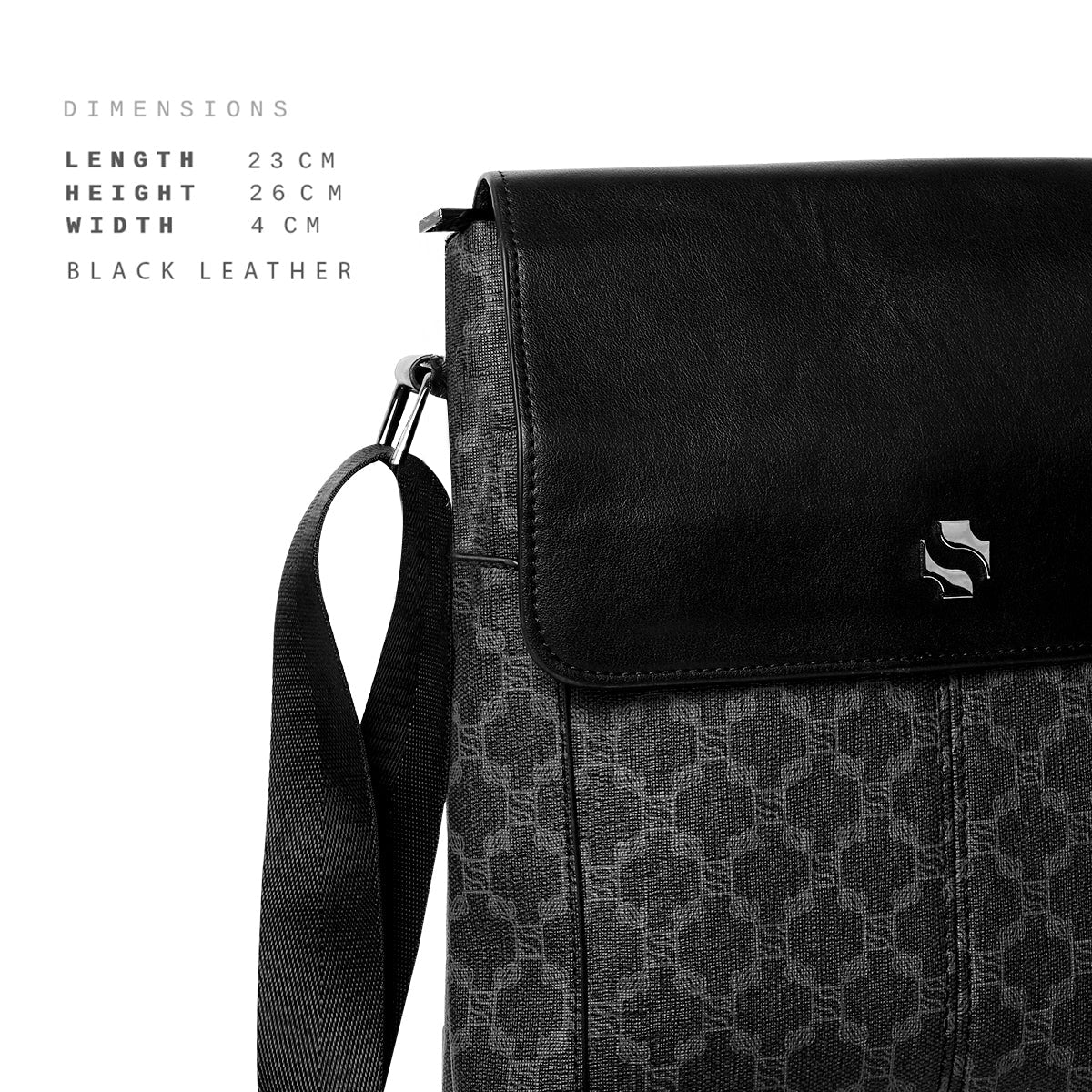 Signature GERO Monogram Bag Men