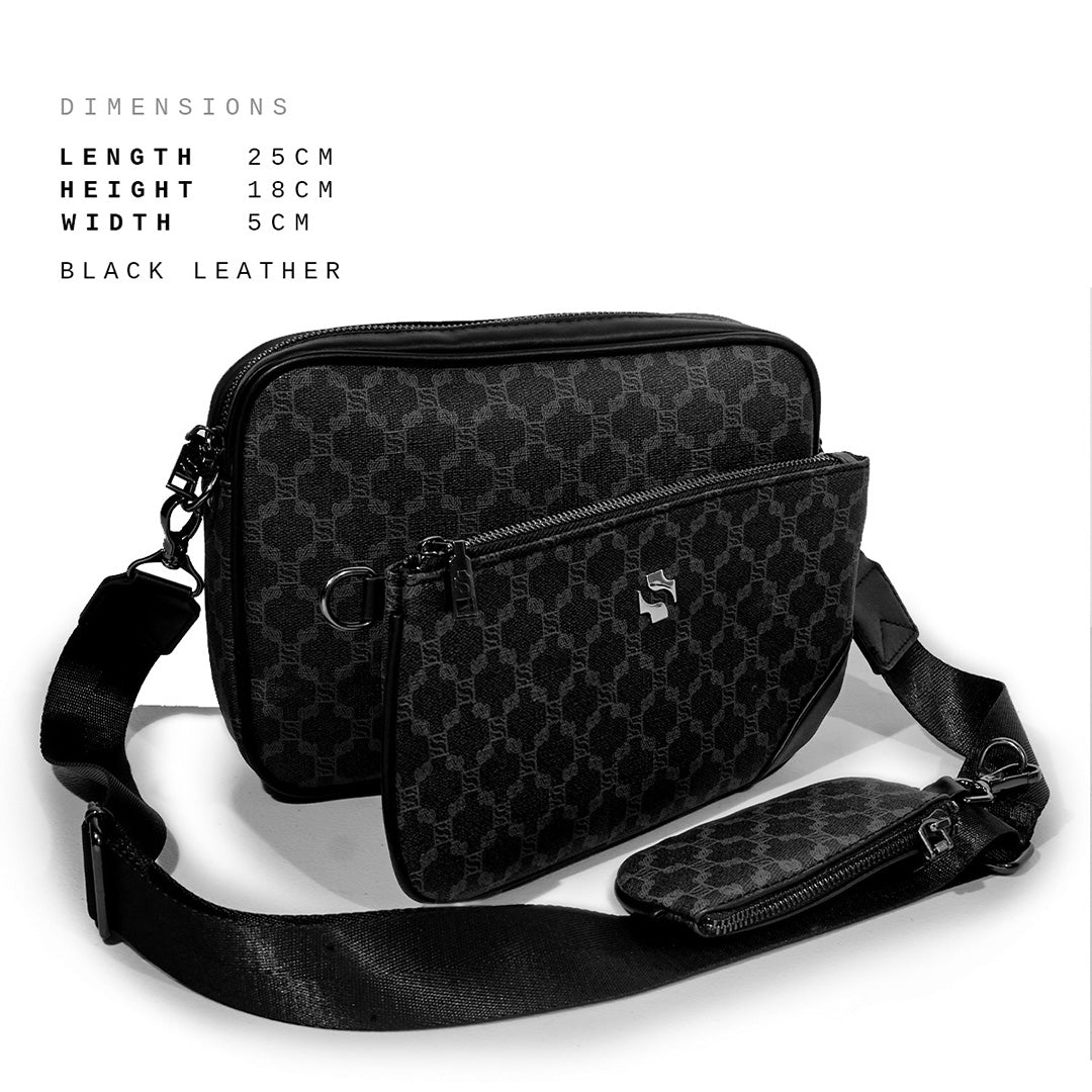 Shigetsu Signature SUITA  Monogram Sling Bag 3 in 1 sling bag
