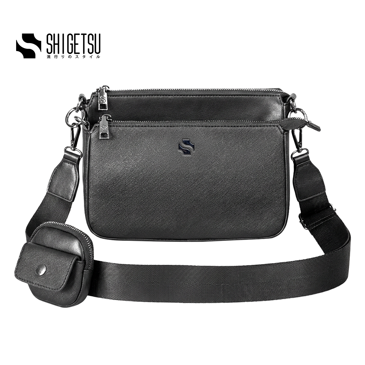 Shigetsu Signature SUITA  Monogram Sling Bag 3 in 1 sling bag