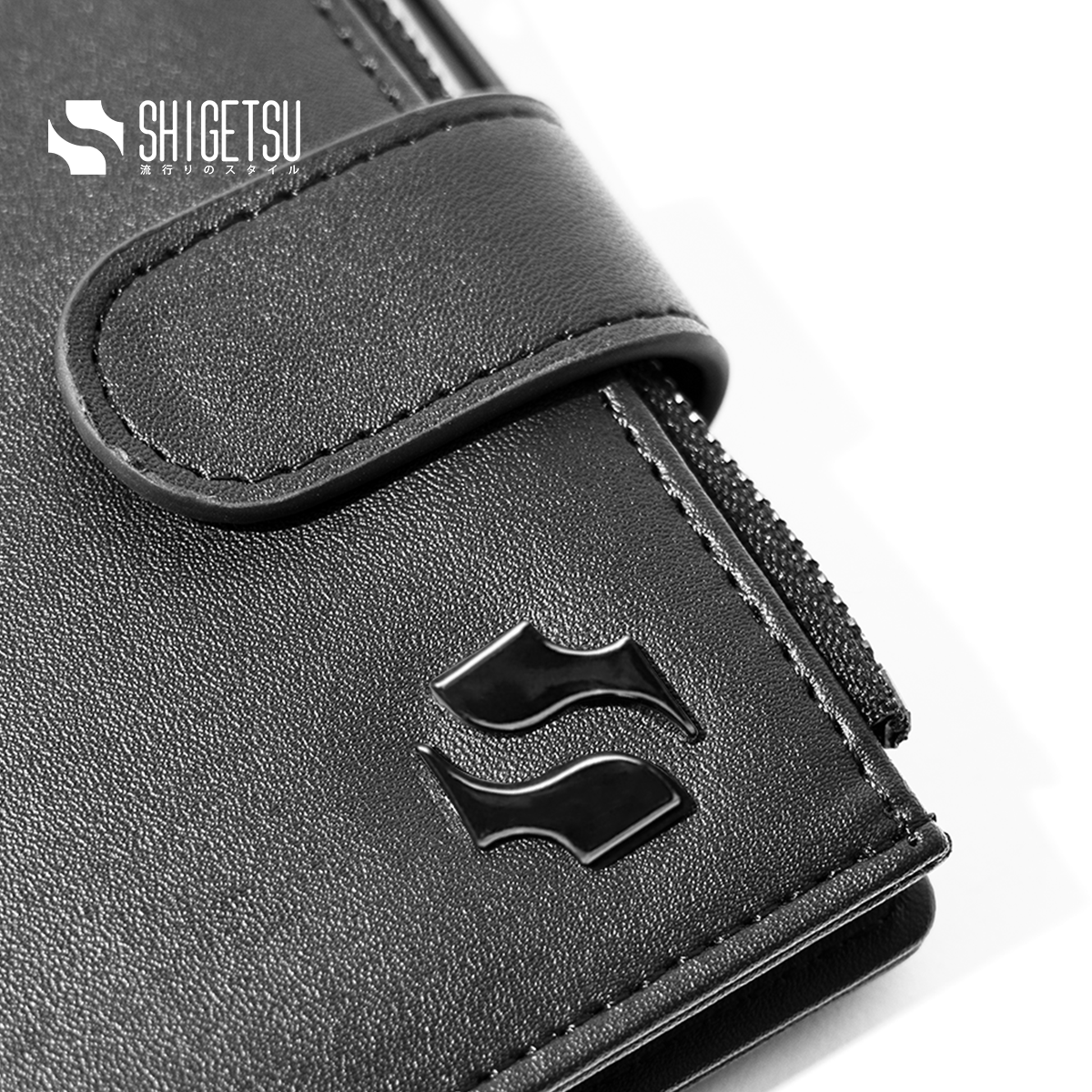 Shigetsu SUMI Leather Wallet for Men
