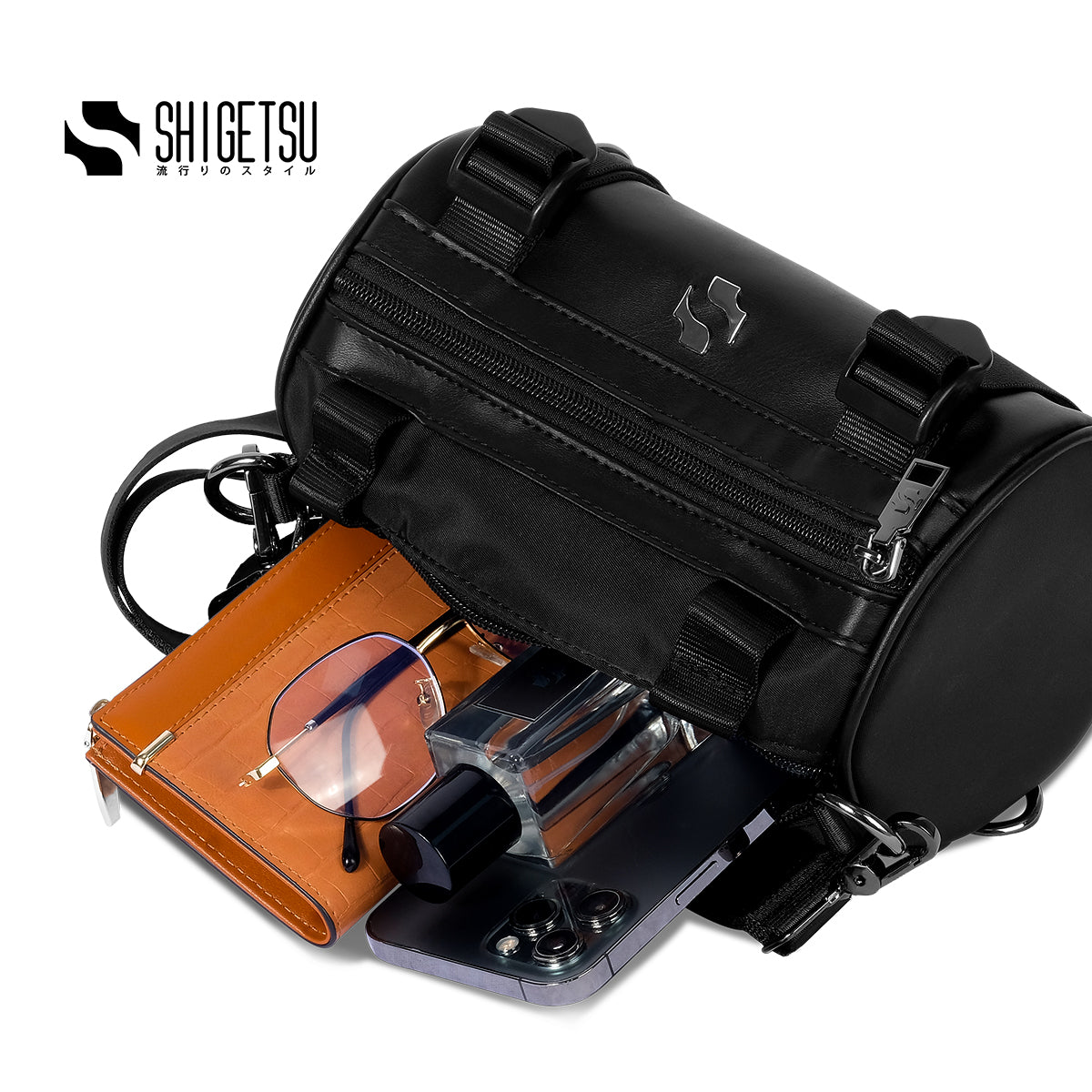 Shigetsu TSUKUBA Bag Leather Sling Bag For Men