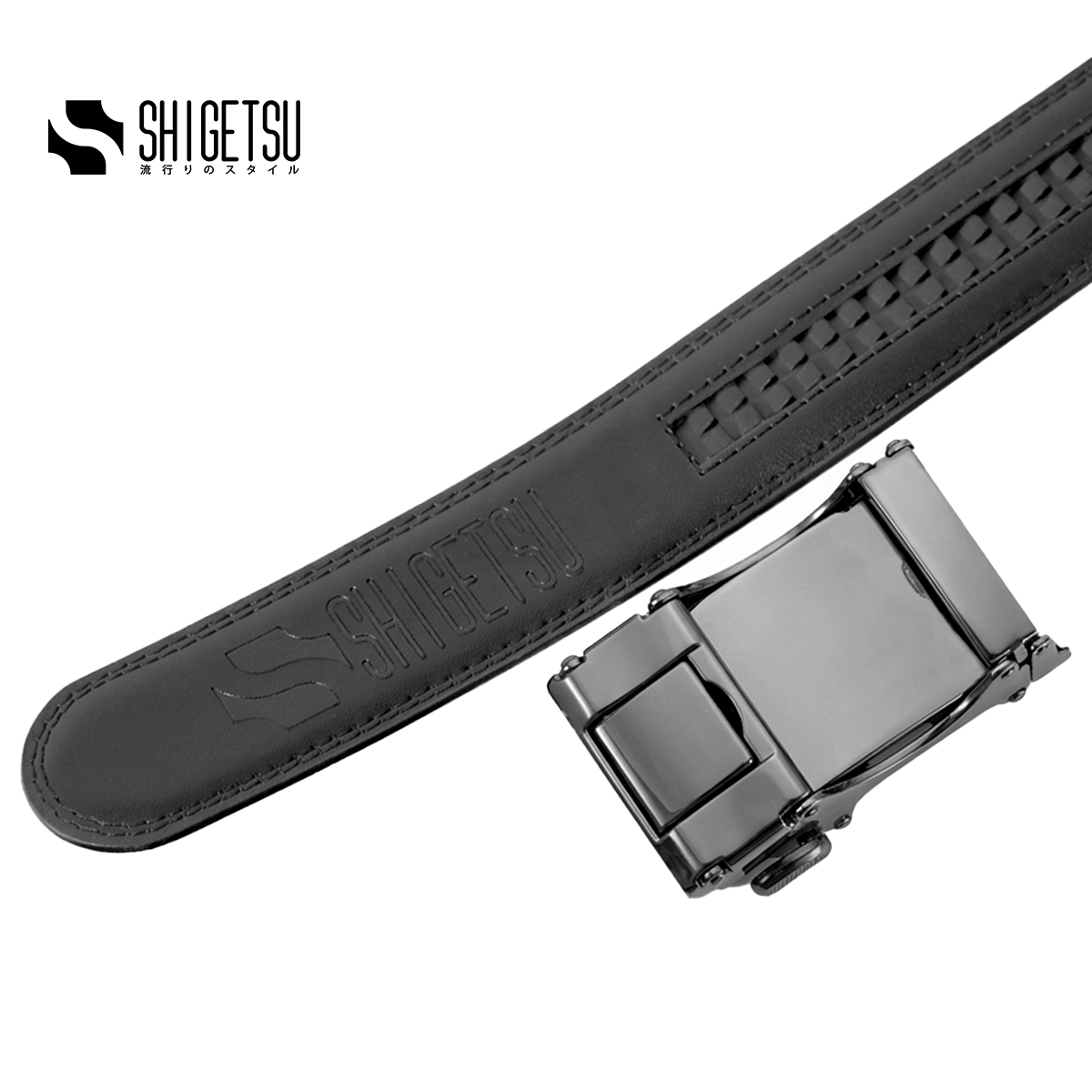Shigetsu TSUYO Leather Belt Collection for Men