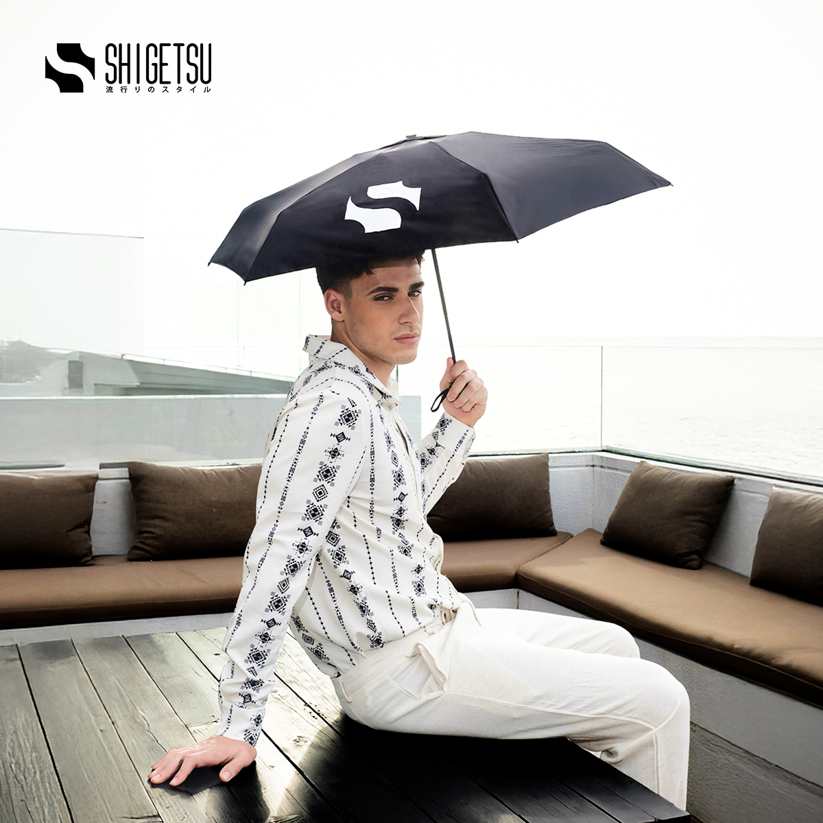 Shigetsu WAKKANAI UV Protection Manual Umbrella Retractable Folding for men and women